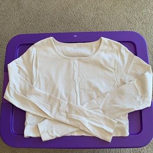 Lululemon Ebb to Street Long Sleeve Crop